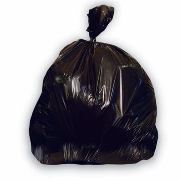 Trash Bag Heritage 60 gal. Black HDPE 17 Mic. 38 X 60 Inch Star Seal Bottom Coreless Roll Case of 200 by Lagasse
