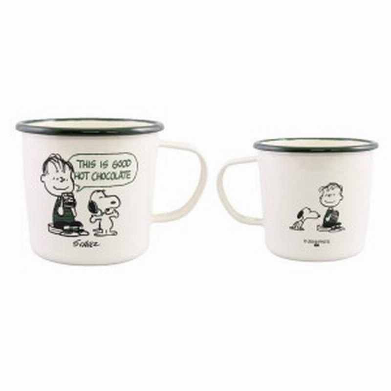 スヌーピー Snoopy 琺瑯マグ Green ピーナッツ コップ マグコップ マグカップ マグコップ マグ 食器 グッ 通販 Lineポイント最大1 0 Get Lineショッピング