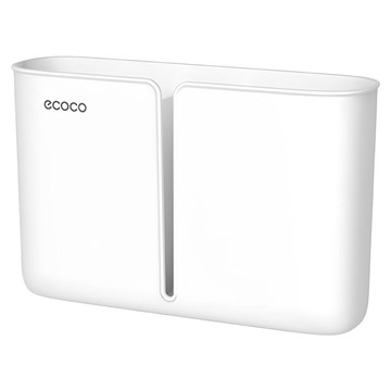 ecoco 意可可 多功能壁掛抽取式置物盒  顏色隨機  約23.8x6.6x15cm  1個