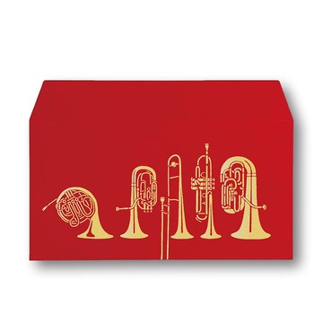 【銅管樂器】2024橫式紅包袋 (三入)