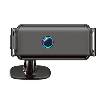 車用電動手機架 鋁合金+ABS材質 電力驅動/單手取放/狂抖不掉 77*57*32mm  深淵黑  1個
