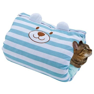 MARUKAN MK三用涼感睡床  藍色 + 白色  480 x 930 x 50mm  1入