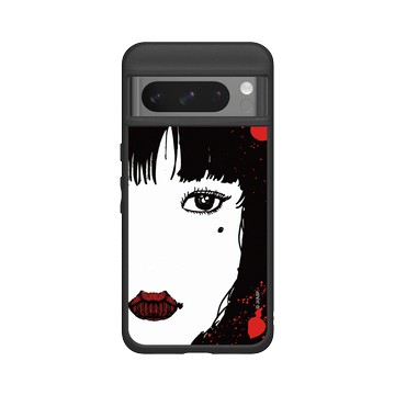 Pixel 8 Pro SolidSuit 黑 - 伊藤潤二驚選集 Junji Ito - 抽色設計款 - 富江