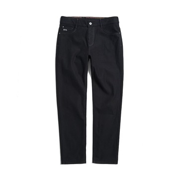 EDWIN  迦績JERSEYS 菁英丹寧中直筒褲-男款 (黑色)