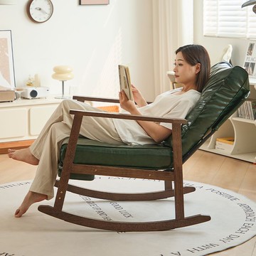 快速出貨 可開發票 搖椅家用陽臺休閑躺椅老人午休椅子懶人沙發客廳單人沙發戶外折疊