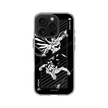 iPhone 16 Pro Clear 透明 - Batman 蝙蝠俠 - 小丑與蝙蝠俠撲克牌