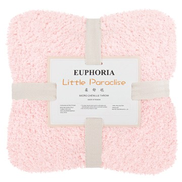 100*140cm小朋友柔舒毯-糖果粉