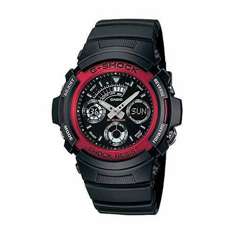 カシオCASIO G-SHOCKGショック腕時計 海外モデル AW-591-4ADR レッド 