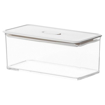 懶角落 按壓式真空密封保鮮盒 長18.7x寬8.7x高8.2cm  1個  容器 + 上蓋