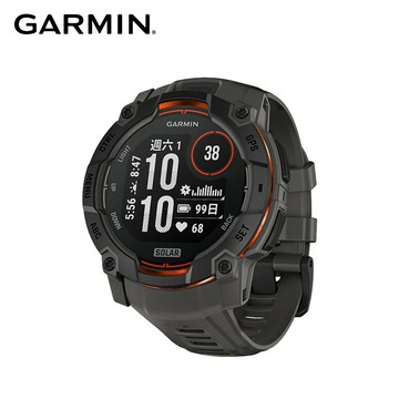 【GARMIN】INSTINCT 3 Solar 本我系列 太陽能GPS腕錶 50mm《石墨灰》【三井3C】