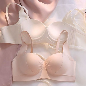 DUYI~夢詩 內衣女無痕光面聚攏小胸收副乳防下垂文胸3D無鋼圈性感厚胸罩新款