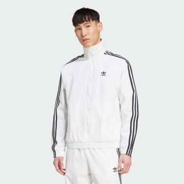 Adidas 愛迪達 Firebird Tt JY1328 男 立領外套 運動外套 休閒穿搭 白 黑 亞版