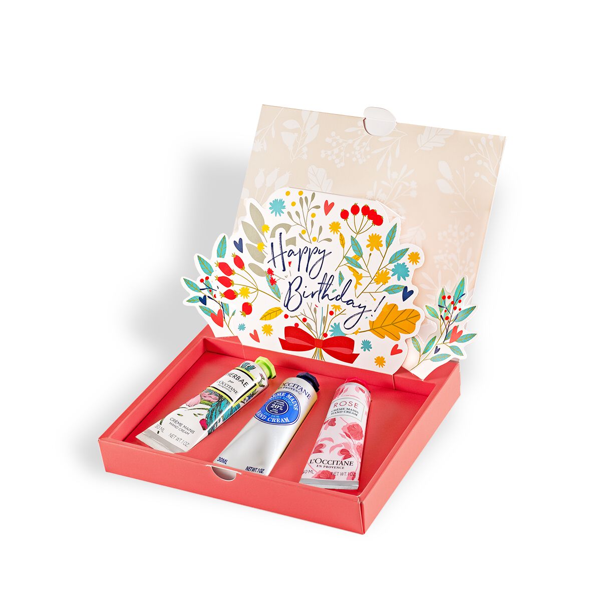 ロクシタン ハンドクリームギフトコレクション(Happy Birthday!)◇/L ロクシタン LOCCITANE シトラスヴァーベナ アイスハンドクリーム 30mL ギフト ハンドクリーム 父の日 プレゼント