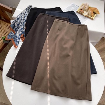 毛呢半身裙 J108255      I