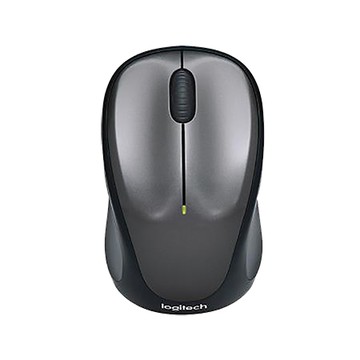 羅技Logitech無線滑鼠/M235n/銀黑/New