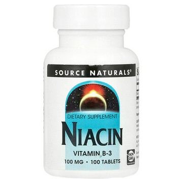 Source Naturals, 煙酸，100 毫克，100 片
