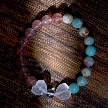 璞心堂-開運壽山石系列手串-「潤心華彩」