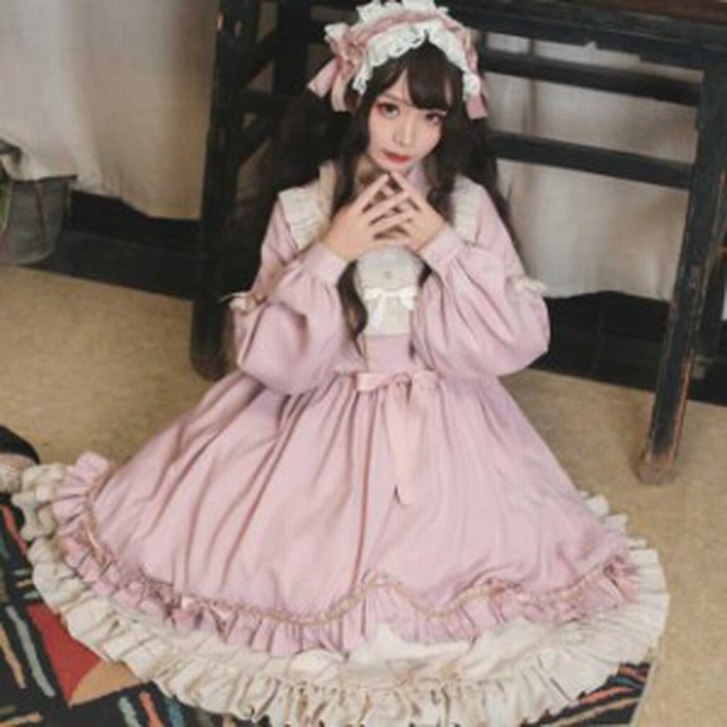 全3色 ワンピース ロリータ ロリータワンピース 甘ロリ カジュロリ ゴスロリ レディース レース キュート 可愛い プリンセス ロリータ風 通販 Lineポイント最大4 0 Get Lineショッピング