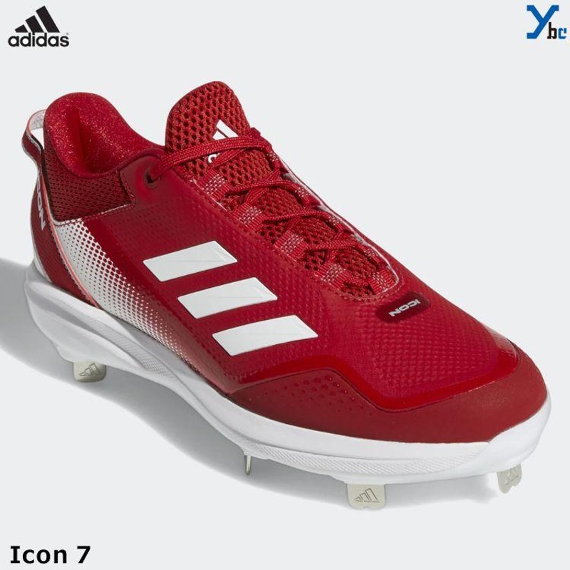 adidas 野球スパイク28cmレッド adidas アディダス 野球 スパイク 金具スパイク レッド ホワイト