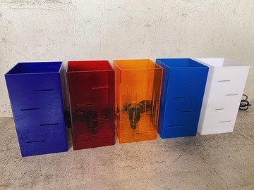 1970s太空年代 塑料風潮下的兩用桌燈