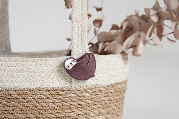 樂洋・Leyan- Forest Party刺繡別針/懶洋洋樹懶