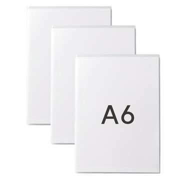 mady by made 空白筆記本 素描本 120g + 透明PVC封套組  A6  3組