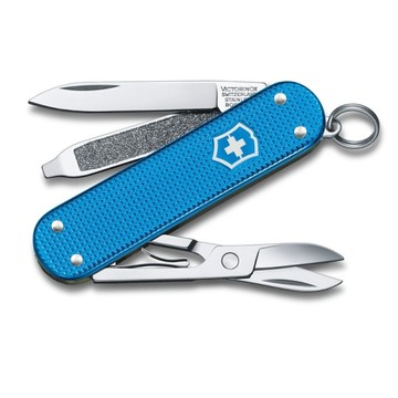 【Victorinox 瑞士維氏】瑞士刀 0.6221.L20 58mm-鋁合金限量藍