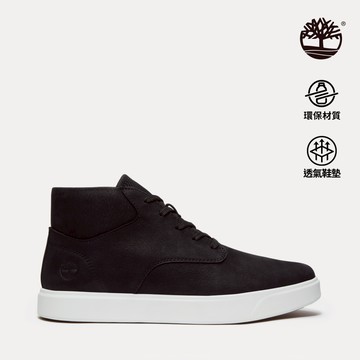 Timberland 男款黑色中筒休閒鞋|A6BW6W05