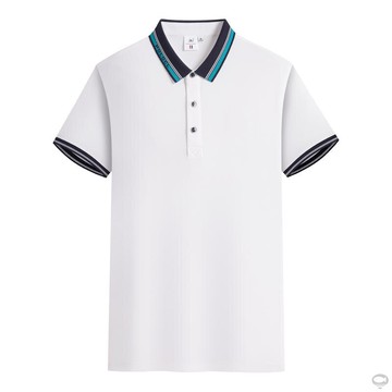 翻領女T恤短袖上衣工裝夏季半袖工作服定制印logo大碼保羅POLO衫