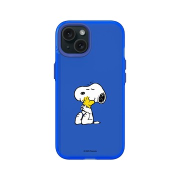 iPhone 15 Clear 激光藍 - 史努比 Snoopy - 經典-Snoopy&胡士托