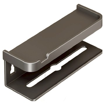 加長型壁掛紙巾架 浴室收納好幫手 免釘安裝  槍灰  1個