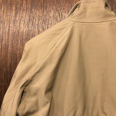 Baracuta G9 Harrington Jacket Tan Cotton 100% Aero Zip Made