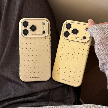 小衆日韓小波點適用防摔殼 iphone17promax手機殼16 15 14 13 保護套 蘋果保護殼 不撞款