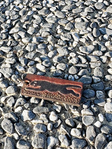 Manzoku | 可訂製 | 純手工皮革雕刻 | 黑豹 | 項鍊頭 | 項鍊墜