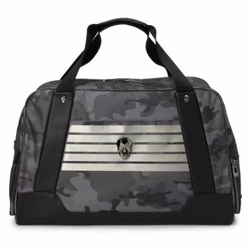 新款高爾夫手包男女士便攜手提包帶肩帶金屬骷髏頭衣物包golf bag