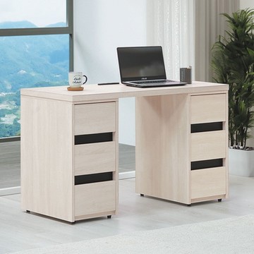 MUNA家居  典雅玄青4尺書桌/附USB+插座   121X56X75cm