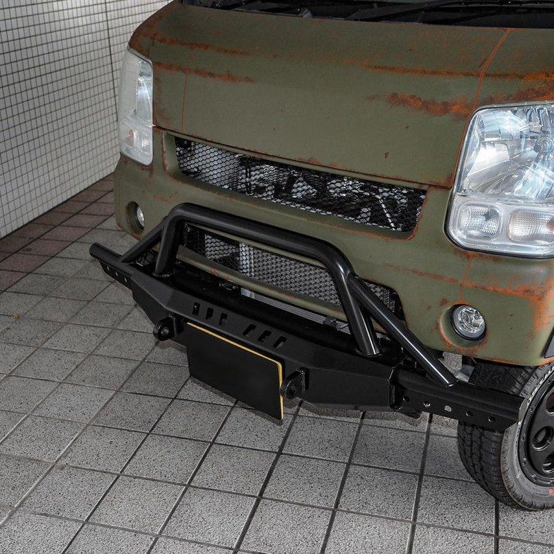 エブリィバン DA17V エブリィワゴン DA17W フロント バンパーガード グリルガード スチール製 バー カスタム パーツ 車用品 エアロ 外装  | LINEブランドカタログ