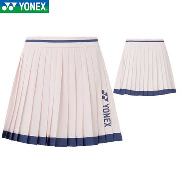 25年新款YY尤尼克斯羽毛球服女網球運動百褶短裙速干220145TCR