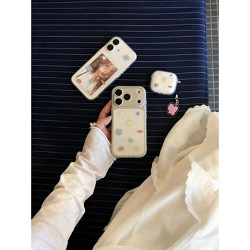 春日花花適用蘋果17Promax/16手機殼iPhone15/14輕奢13軟殼12防摔