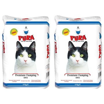 PURA 普拉 優質超凝結大地礦砂  2包  無香味  4kg