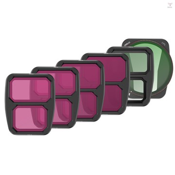 Startrc 6 件裝濾鏡套裝鏡頭濾鏡套件 CPL 濾鏡 + 紫外線濾鏡 + ND8/ ND16/ ND32/ ND6