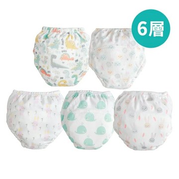 Pureal 純真兔 6層一體學習褲(竹纖款)-5款可選【悅兒園婦幼生活館】