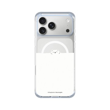 iPhone 17 Pro Max ClearX (MagSafe 兼容) 冰透藍 - 白白日記 Darylhochi - 一片白
