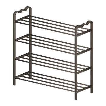 BEER BEAR 皮久熊 D.I.Y輕鋼質鞋架 66 x 23 x 60cm  古銅色  1個