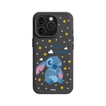 iPhone 16 Pro SolidX 黑 - 迪士尼-史迪奇 Disney Stitch - 史迪奇 - 毛茸茸超可愛