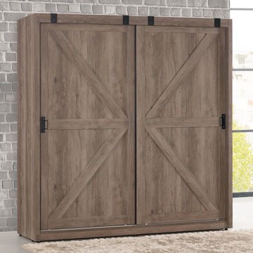 【時尚屋】[C7]哈麥德6尺拉門衣櫥C7-505-1免運費/免組裝/臥室系列/衣櫥