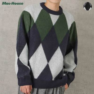 メンズアーガイル柄ニットの通販 39 623件の検索結果 Lineショッピング