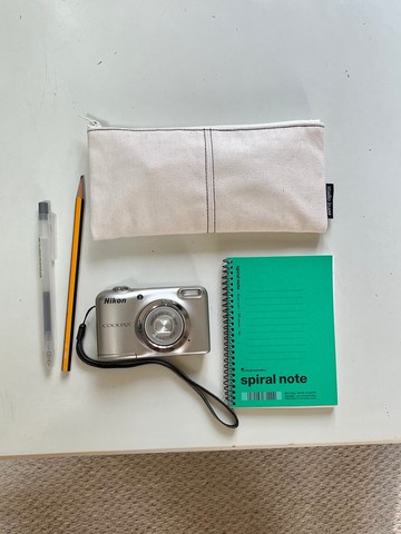 筆袋 (原色) 筆袋 手帳 寬版膠帶 文具 筆記用品