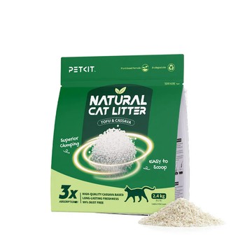 Petkit 【2入組】-植物混合貓砂 2.4KG｜5.2lb (PK3040008)公司貨