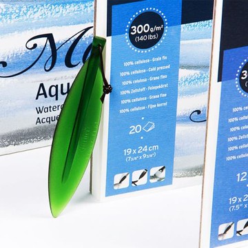 柳葉刀批發封膠水彩本專用美工刀制品綠色拆信封宣紙開箱裁紙刀